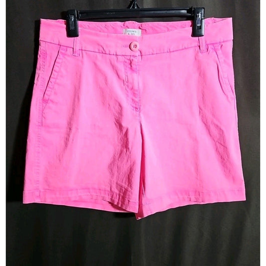 Crown & Ivy Woman’s Caroline Shorts Pink Size 10 NWOT