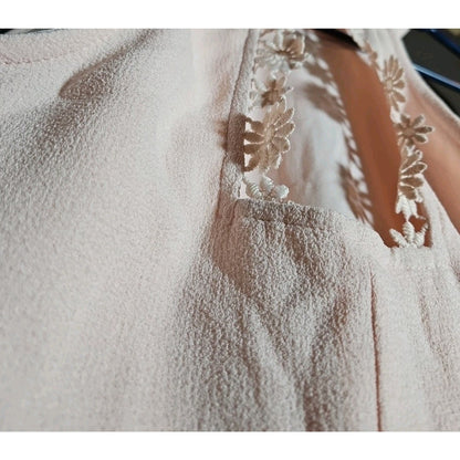 NWT Speechless Dusty Pink Sleeveless  Laced Collar  Mini Dress Size M