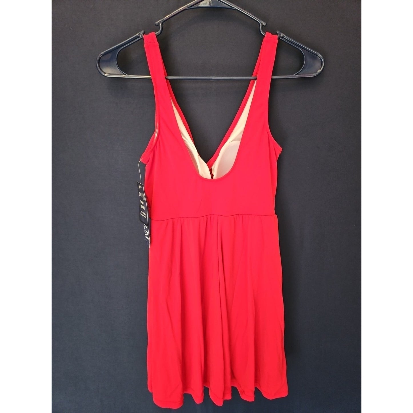Womens Red One Piece Simply Slim Tummy Control SMALL NWT