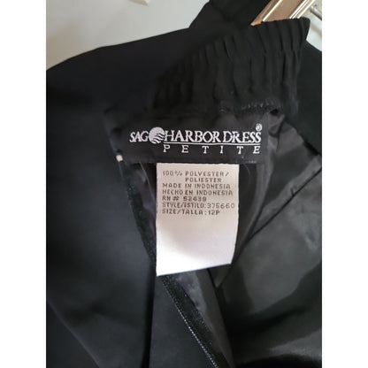 Women's Skirt Long Black Sag Harbor Size 12P