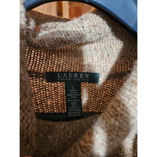 Womens Lg Vintage Ralph Lauren Sweater Dress